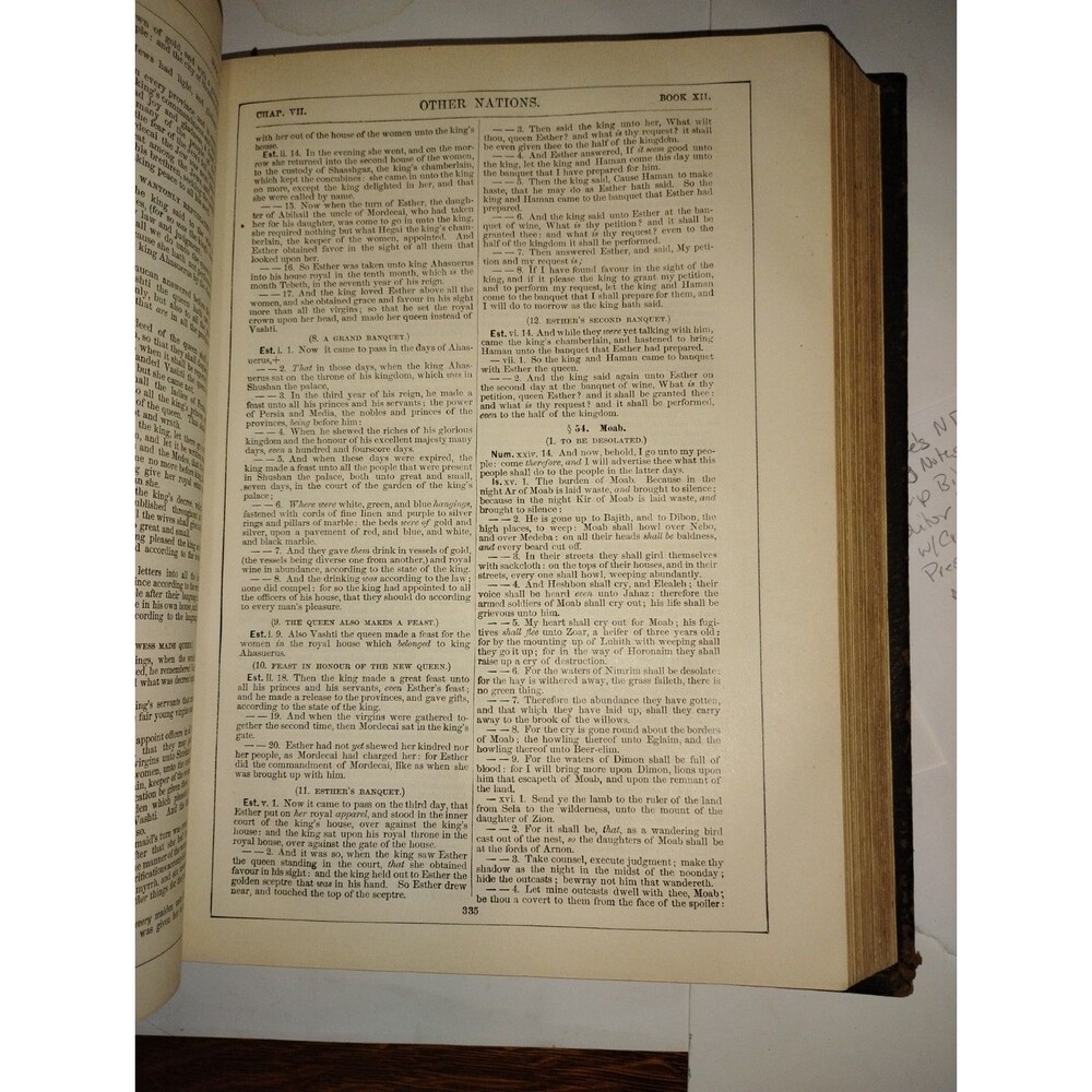 Antique WILMORE'S NEW ANALYTICAL REFERENCE BIBLE - 1904. Very Good-Fine Cond - Picture 16 of 16